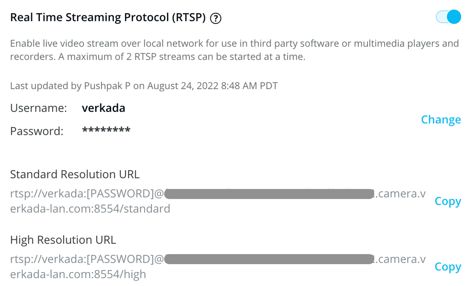 RTSP Screenshot