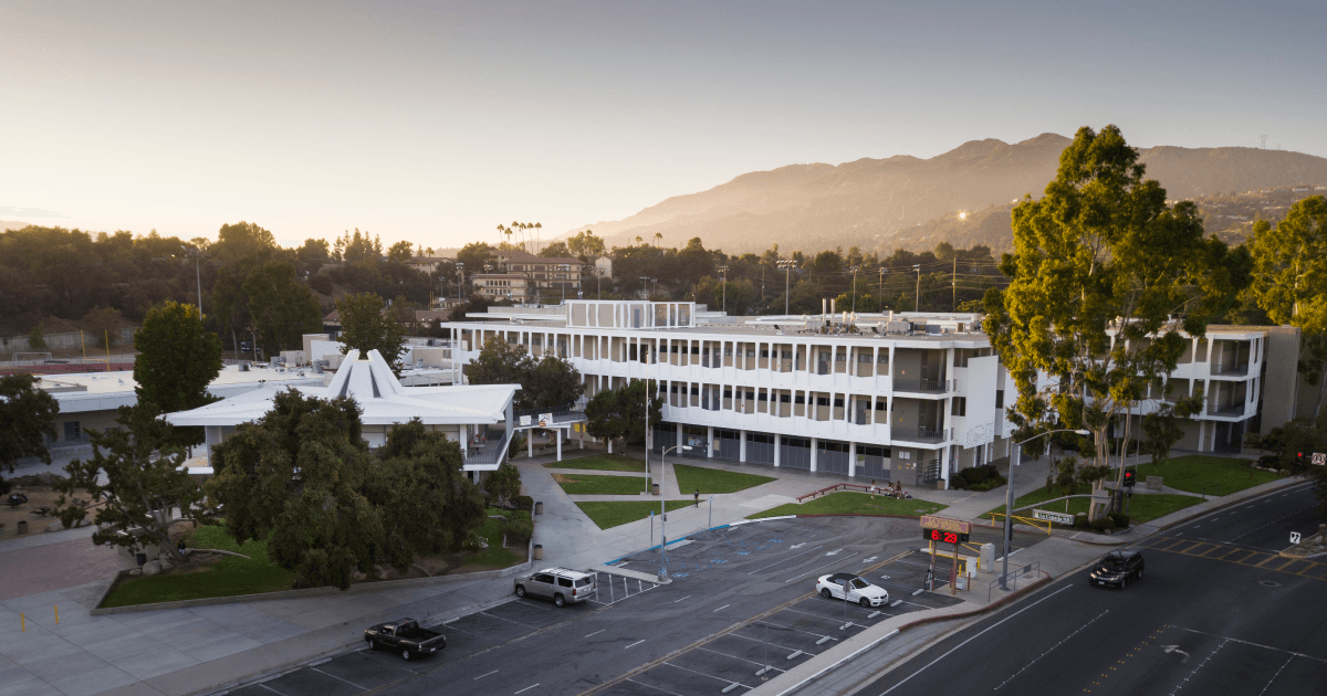 La Canada aerial shot