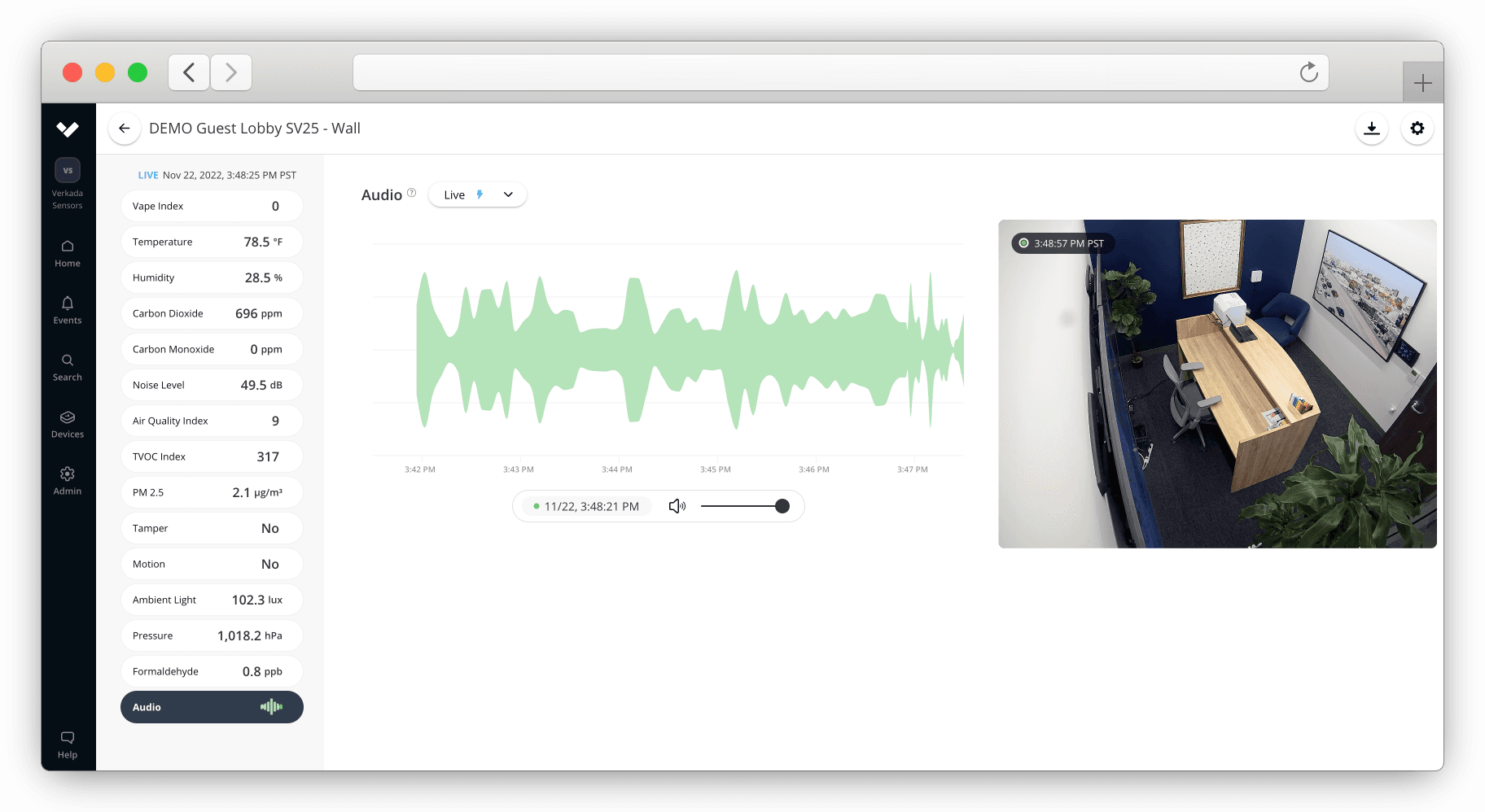 Sensor Screenshot #1