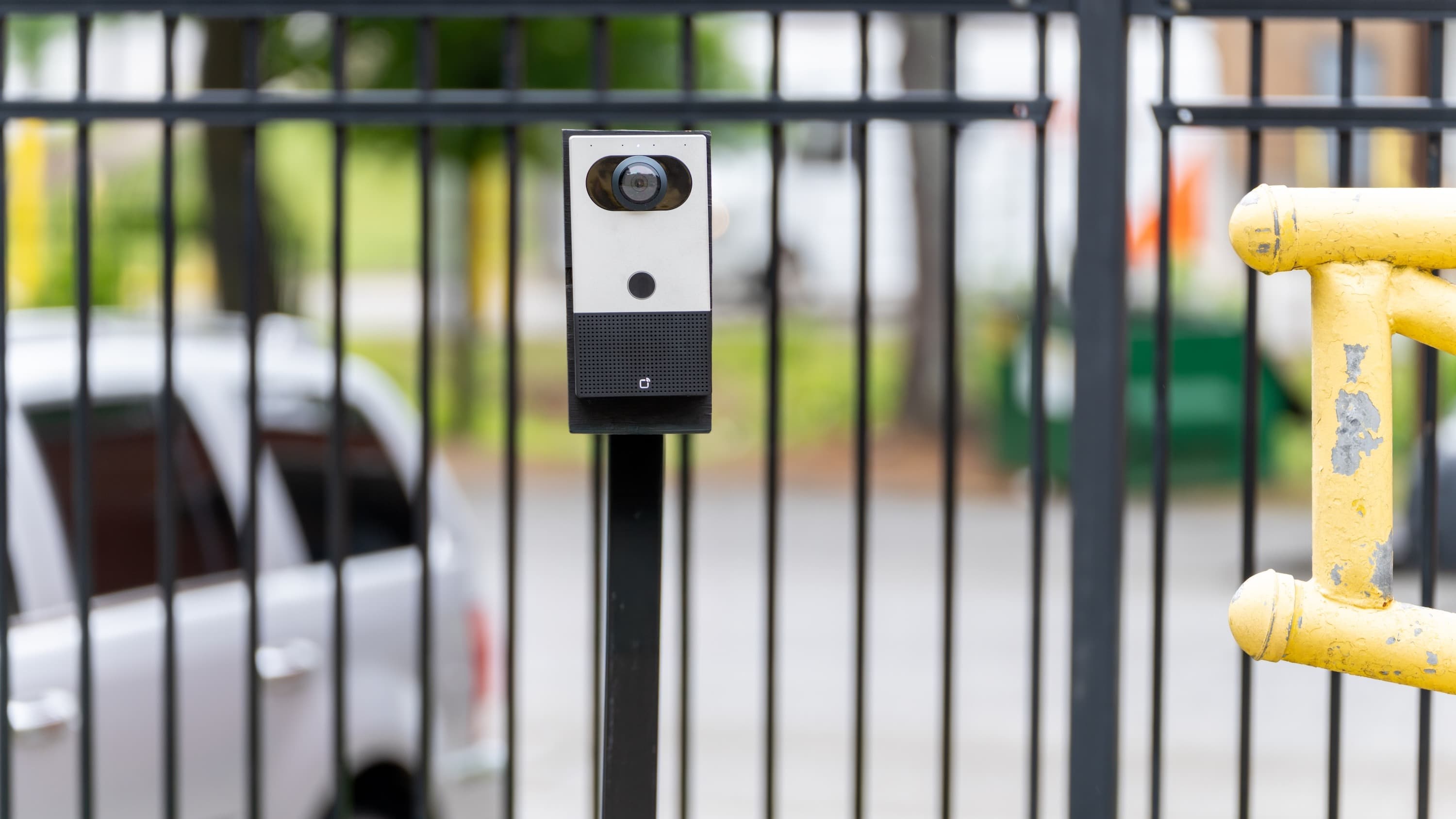 Intercom at gate