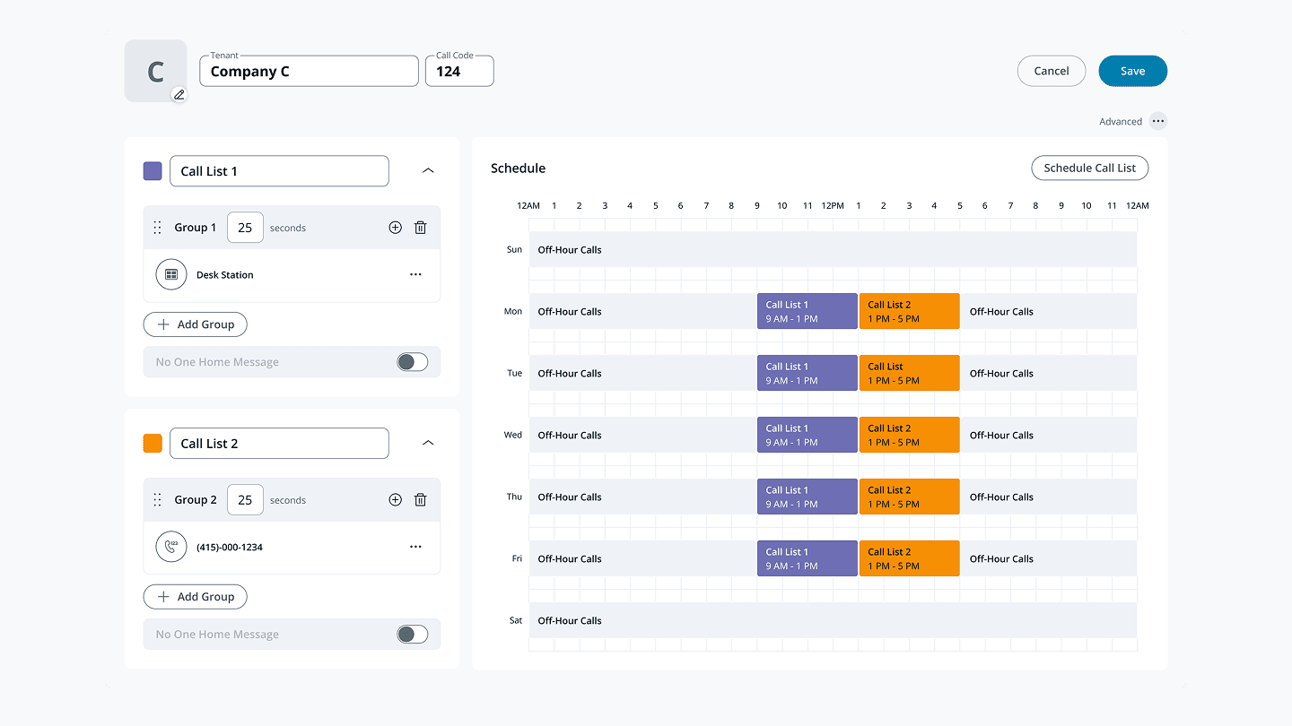 Command Keypad Directory Call Flow